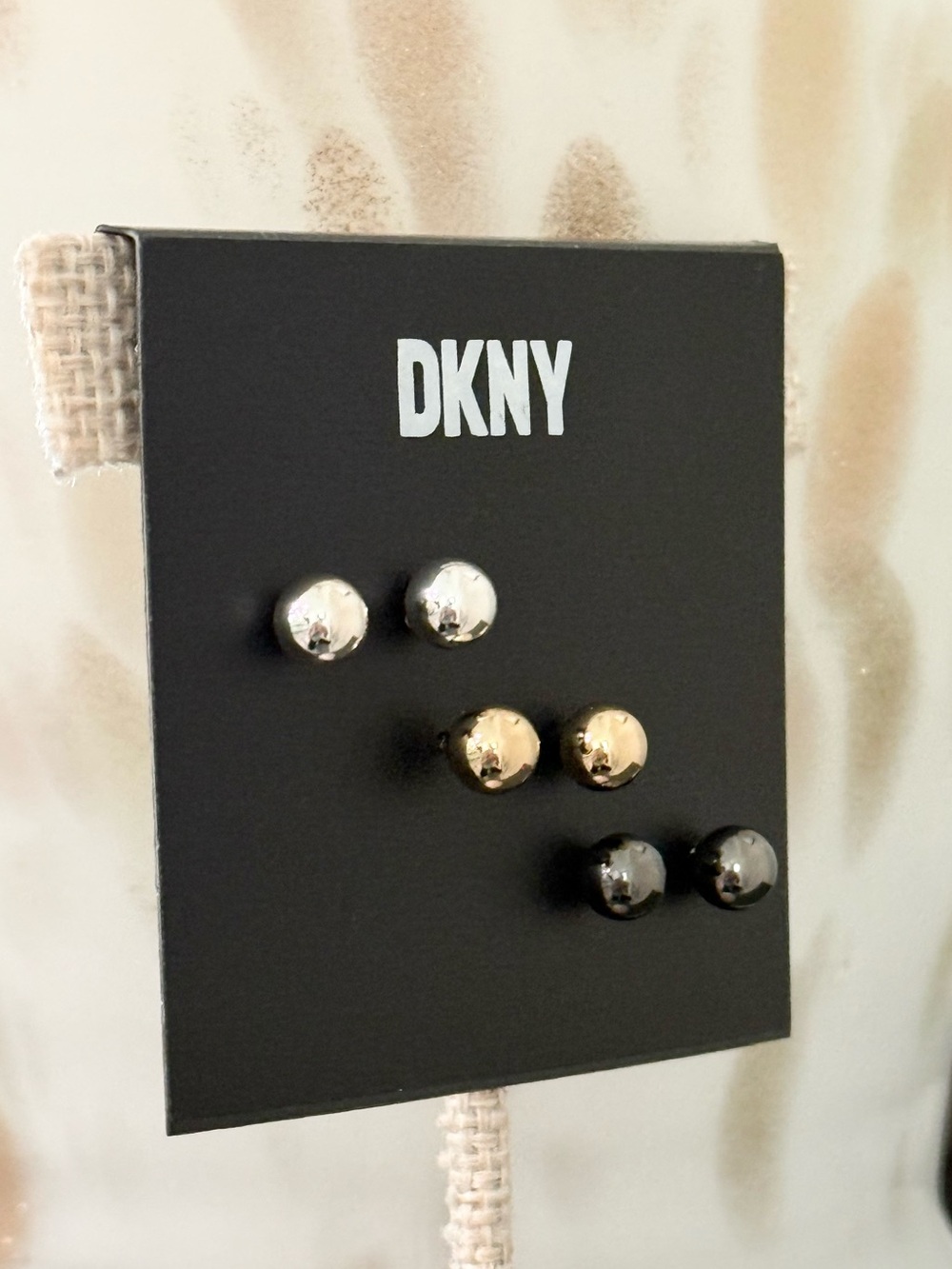 DKNY Ball Stud Earring Set